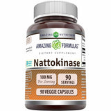 Amazing Nutrition Nattokinase  100 mg - 90  Cápsulas Vegetales - Haz Tu Pedido