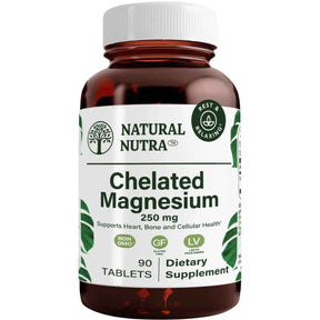 Natural Nutra Óxido De Magnesio Quelado 250 mg - 90 Tabletas - Haz Tu Pedido
