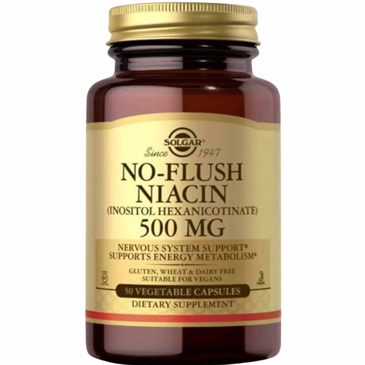 Solgar Niacina 500 mg - 50  Cápsulas Vegetales - Haz Tu Pedido
