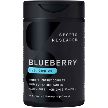 Sports Research Complejo de Arándano  800 mg - 60  Cápsulas Blandas - Haz Tu Pedido