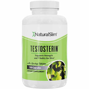 NaturalSlim  Testosterin Soporte de Testosterona para Hombres  - 180 Cápsulas - Haz Tu Pedido