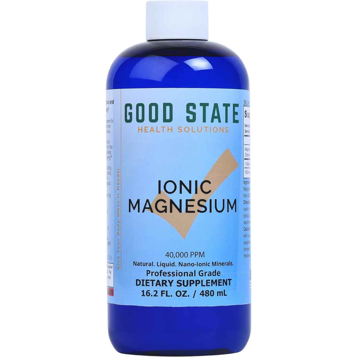 Good State Suplemento De Magnesio Iónico - 480 ml - Haz Tu Pedido