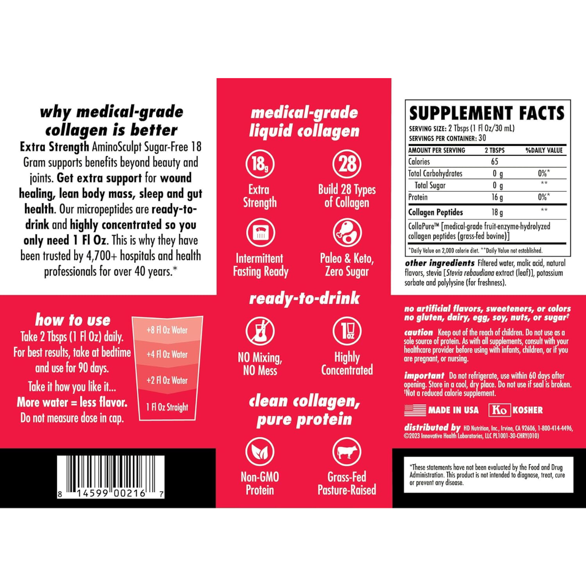 Health Direct Colágeno - Cereza Acida
