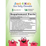 Nature's Truth Probióticos Para Niños 3 Mil Millones CFU - Sabor Bayas - 30  Tabletas Masticable - Tabla Nutricional - Haz Tu Pedido