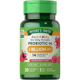 Nature's Truth Probióticos Para Niños 3 Mil Millones CFU - Sabor Bayas - 30  Tabletas Masticable - Haz Tu Pedido