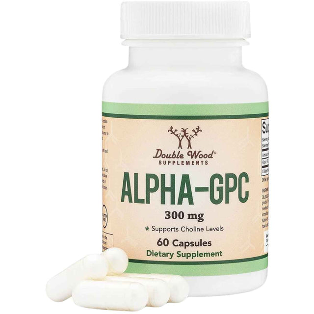 Double Wood Supplements Alpha GPC  300 mg - 60  Cápsulas - Haz Tu Pedido
