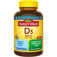 Nature Made Vitamina D3 1000 IU - 300 Cápsulas Blandas - Haz Tu Pedido