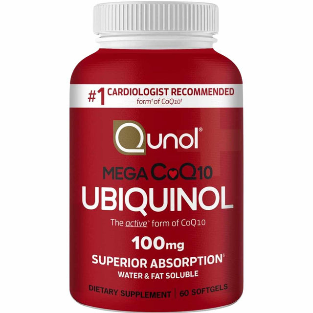 Qunol Mega Ubiquinol CoQ10  100 mg - 60 Cápsulas Blandas - Haz Tu Pedido
