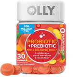 OLLY Probióticos Con Prebióticos 500 Mil Millones CFU - Sabor Melocotón - 30 Gomitas - Haz Tu Pedido
