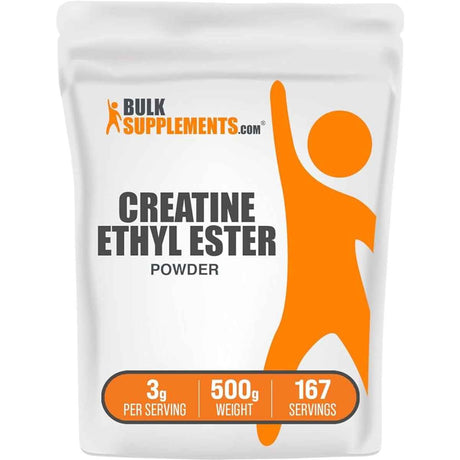 BulkSupplements.com Éster etílico de creatina HCl - 500 g - Haz Tu Pedido