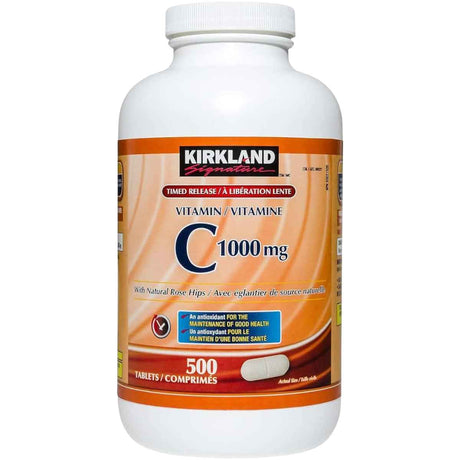 Kirkland Signature Vitamina C 1000 mg - Sabor Cítricos - 500 Tabletas - Haz Tu Pedido