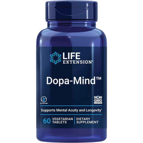 Life Extension Dopa-Mind Soporte para la Salud Cerebral  - 60 Tabletas Vegetarianas - Haz Tu Pedido