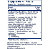 Life Extension Enzimas Digestivas y Probióticos - 60 Cápsulas Vegetales - Tabla Nutricional - Haz Tu Pedido
