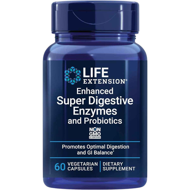 Life Extension Enzimas Digestivas y Probióticos - 60 Cápsulas Vegetales - Haz Tu Pedido