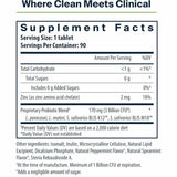 Hyperbiotics Pro-Dental: Soporte a un Microbioma Equilibrado para la Salud Oral y Digestiva 3 Mil Millones CFU - Sabor Menta - 90 Tabletas Masticable - Tabla Nutricional - Haz Tu Pedido
