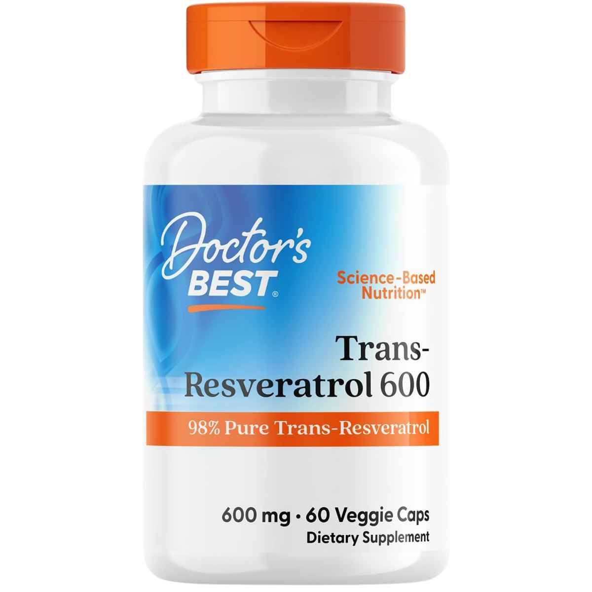 Doctor’s Best Trans-Resveratrol 600 Mg - 60 Cápsulas Vegetales - Haz Tu Pedido