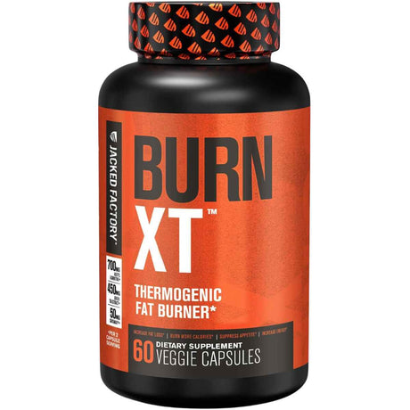 Jacked Factory Burn-XT™ Quemador Termogénico De Grasa - 60 Cápsulas Vegetales - Haz Tu Pedido