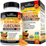 BioSchwartz Cúrcuma Curcumina y Bioperine 1500 mg - 90 Cápsulas Vegetales - Haz Tu Pedido