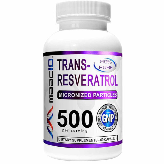 MAAC10 Trans Resveratrol 500 mg - 60 Cápsulas - Haz Tu Pedido