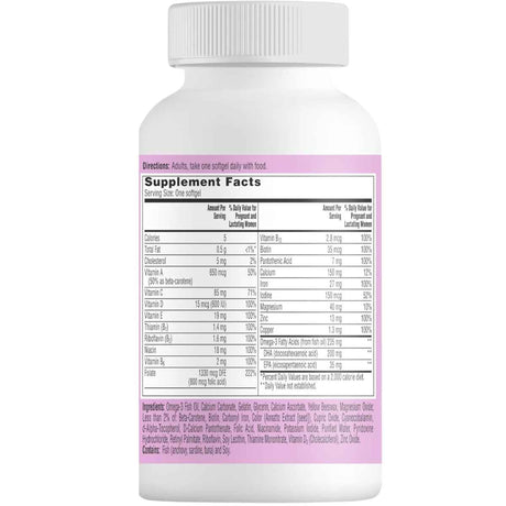 One A Day Prenatal 1 Multivitamin - 90 Cápsulas Blandas
