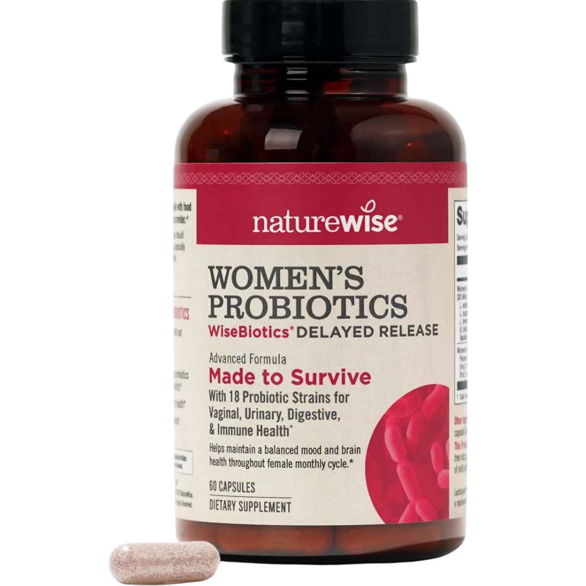 NatureWise Probióticos para Mujeres - 60 Cápsulas - Haz Tu Pedido