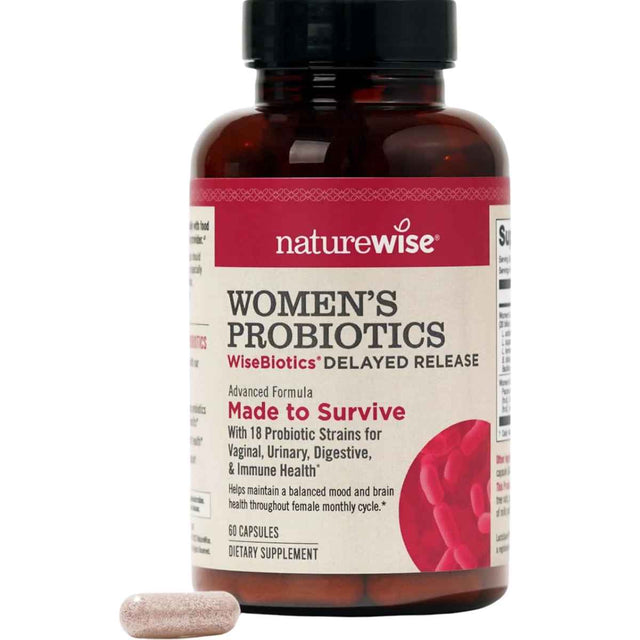 NatureWise Probióticos para Mujeres - 60 Cápsulas - Haz Tu Pedido