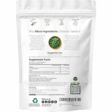 Micro Ingredients Chlorella Orgánica  - 720  Tabletas - Tabla Nutricional - Haz Tu Pedido