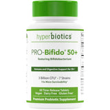 Hyperbiotics Probiótico PRO-Bifido 50+ Refuerzo Inmunitario y Digestivo para Adultos Mayores 3 Mil Millones CFU - 60 Tabletas de Liberación Prolongada - Haz Tu Pedido