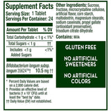 Align Probiotic Suplemento Probiótico - Sabor Plátano Fresa - 24 Tabletas Masticable - Tabla Nutricional - Haz Tu Pedido