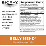 Bioray Belly Mend Mezcla Probiótica con Hongos Medicinales - 60 ml - Tabla Nutricional - Haz Tu Pedido