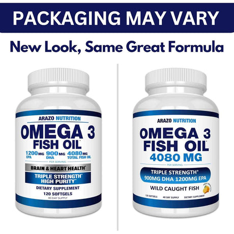 Omega 3 con DHA - 120 Cápsulas Blandas - Haz Tu Pedido