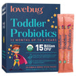 Lovebug Probiotics Probióticos para Niños Pequeños 15 Mil Millones CFU - 30 Tubitos - Haz Tu Pedido