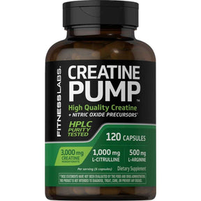Fitness Labs Creatina Alemana Pump - 120 Cápsulas - Haz Tu Pedido