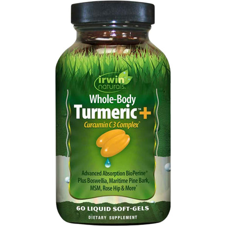 Irwin Naturals Cúrcuma+ Complejo Curcumina C3 - 60  Cápsulas Blandas - Haz Tu Pedido