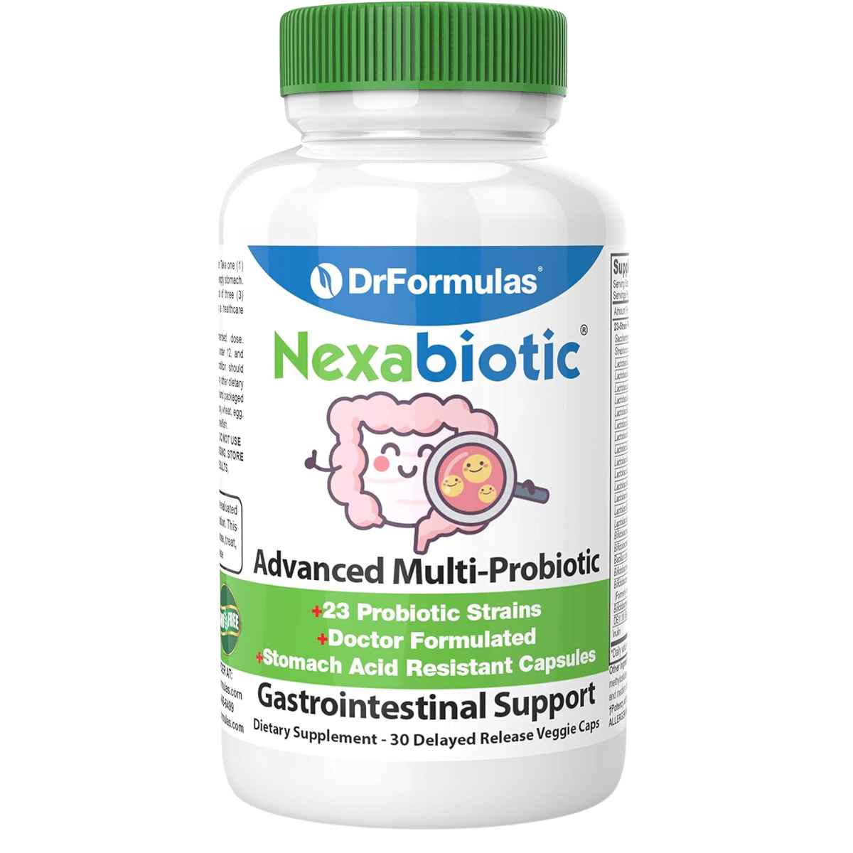 DrFormulas Nexabiotic Multi Probiótico - 30 Cápsulas de Liberación Retardada - Haz Tu Pedido