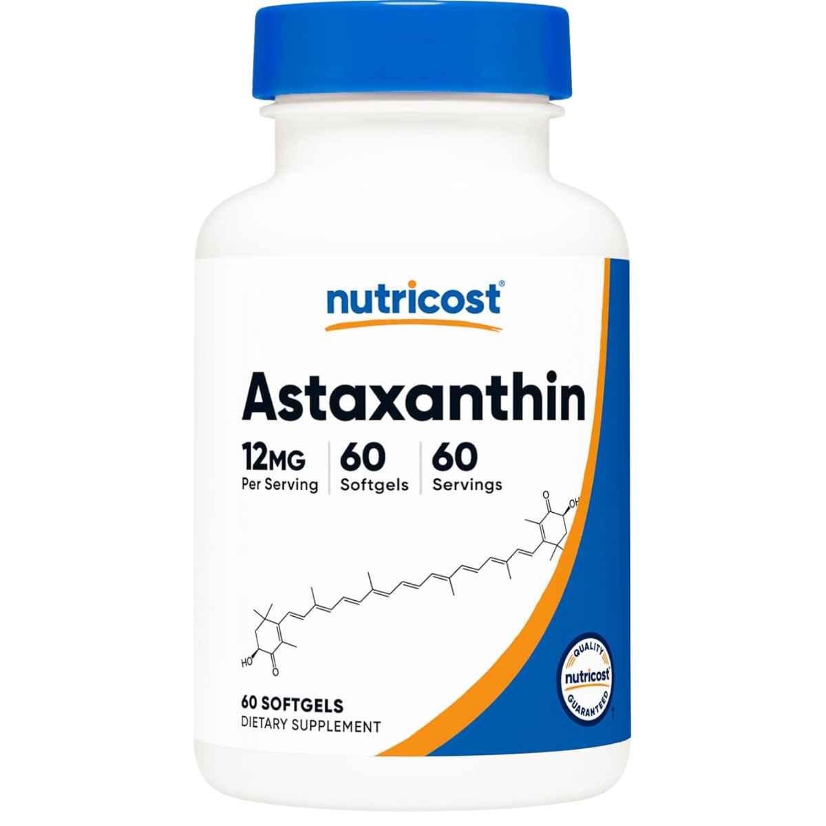 Nutricost - Astaxantina (12 mg - Cápsulas Blandas)