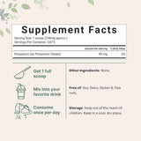 Micro Ingredients Citrato de Potasio en Polvo 99 - 1000  g - Tabla Nutricional - Haz Tu Pedido