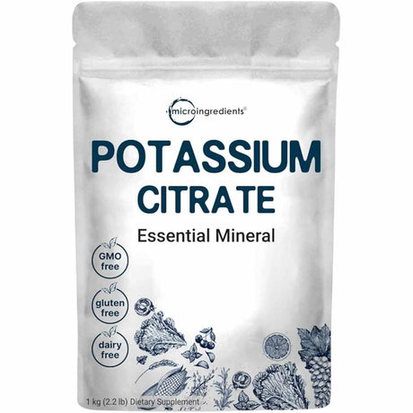 Micro Ingredients Citrato de Potasio en Polvo 99 - 1000  g - Haz Tu Pedido