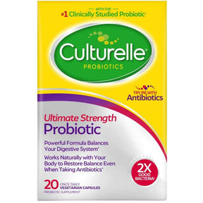 Culturelle Probiótico de Máxima Fuerza - 20 Cápsulas Vegetarianas - Haz Tu Pedido
