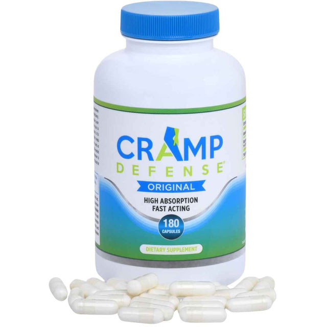 Cramp Defense Magnesio para Alivio de Calambres en las Piernas - 180 Cápsulas - Haz Tu Pedido