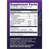 Sambucol Black Elderberry with Vitamin C & Zinc - 30 Gomitas - Tabla Nutricional Haz Tu Pedido