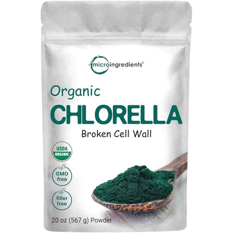 Micro Ingredients Polvo de Chlorella Orgánica - 567 g - Haz Tu Pedido
