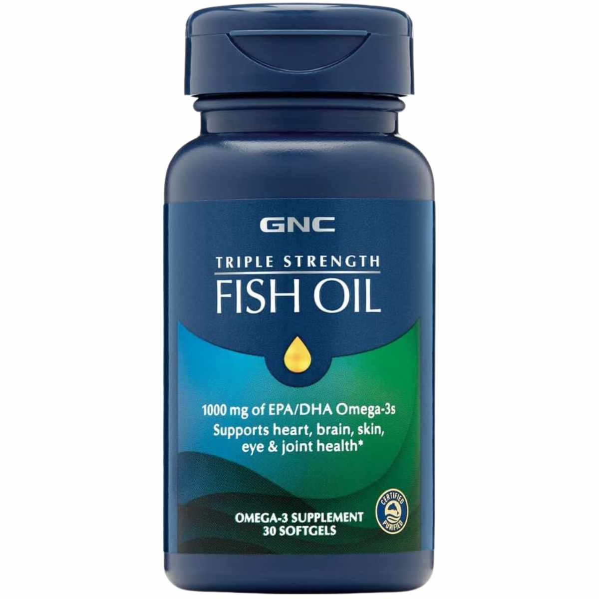 GNC Aceite De Pescado Triple Fuerza - 30 Cápsulas Blandas - Haz Tu Pedido