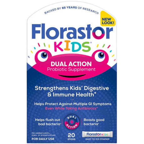 Florastor Probiótico Para Niños - 20 Tubitos - Haz Tu Pedido