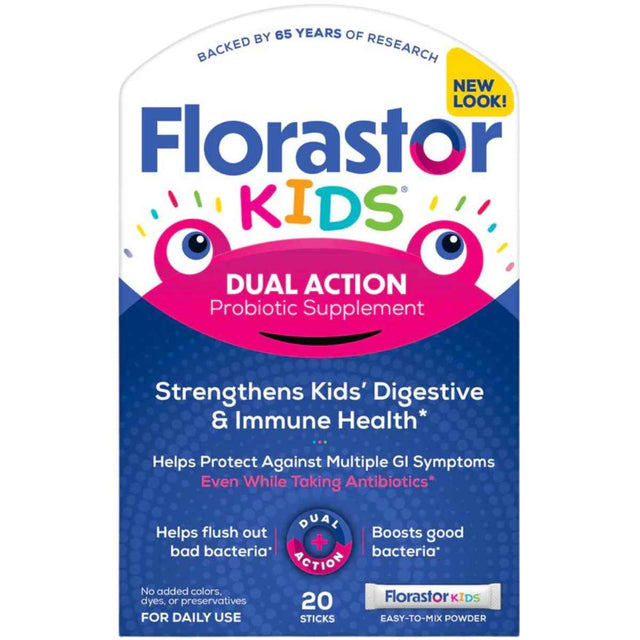 Florastor Probiótico Para Niños - 20 Tubitos - Haz Tu Pedido