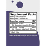 MD. Life Potasio y Magnesio - 90 Cápsulas - Tabla Nutricional - Haz Tu Pedido