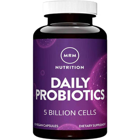MRM Nutrition  Probiótico Diario 5 Mil Millones CFU - 30 Cápsulas Veganas - Haz Tu Pedido