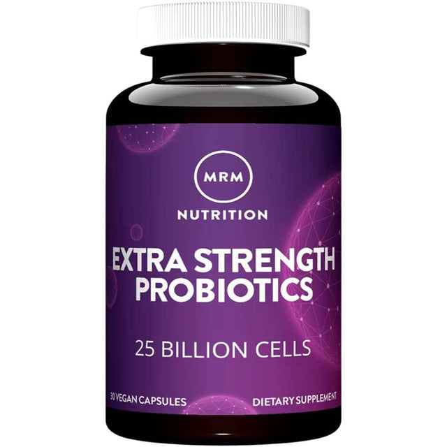 MRM Nutrition  Probiótico Extra Potente 25 Mil Millones CFU - 30 Cápsulas Veganas - Haz Tu Pedido