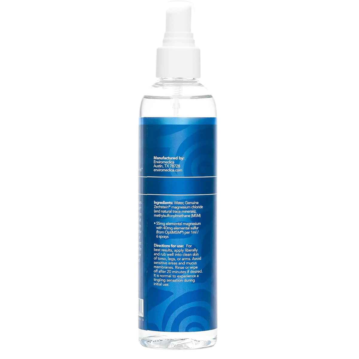 Ancient Minerals Aceite de Magnesio Ultra con MSM: Alivio y Flexibilidad Articular - 118 ml - Tabla Nutricional - Haz Tu Pedido