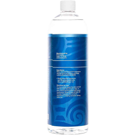 Ancient Minerals Aceite de Magnesio Ultra con MSM: Alivio y Flexibilidad Articular  33 Fl Oz - Tabla Nutricional - Haz Tu Pedido
